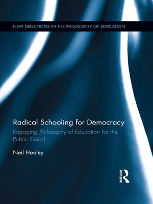 cover image of Radical Schooling for Democracy